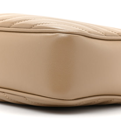 Saint Laurent Calfskin Matelasse Monogram Lou Camera Bag Dark Beige 8 of 11