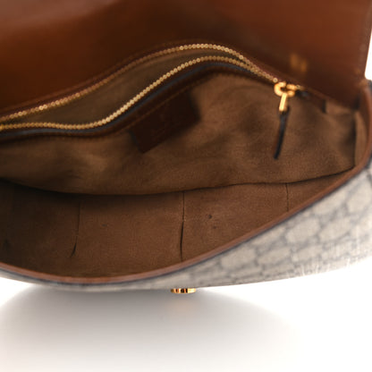 Gucci GG Supreme Monogram Small Messenger Shoulder Bag Beige Cuir 5 of 14