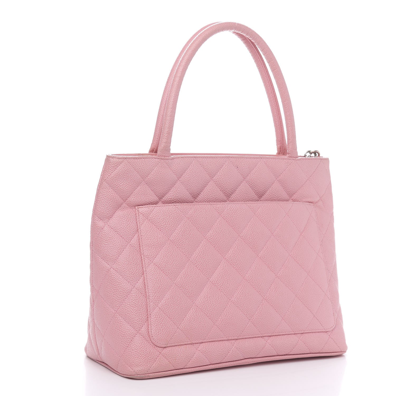 Chanel Caviar Quilted Medallion Tote Light Pink 3 of 15