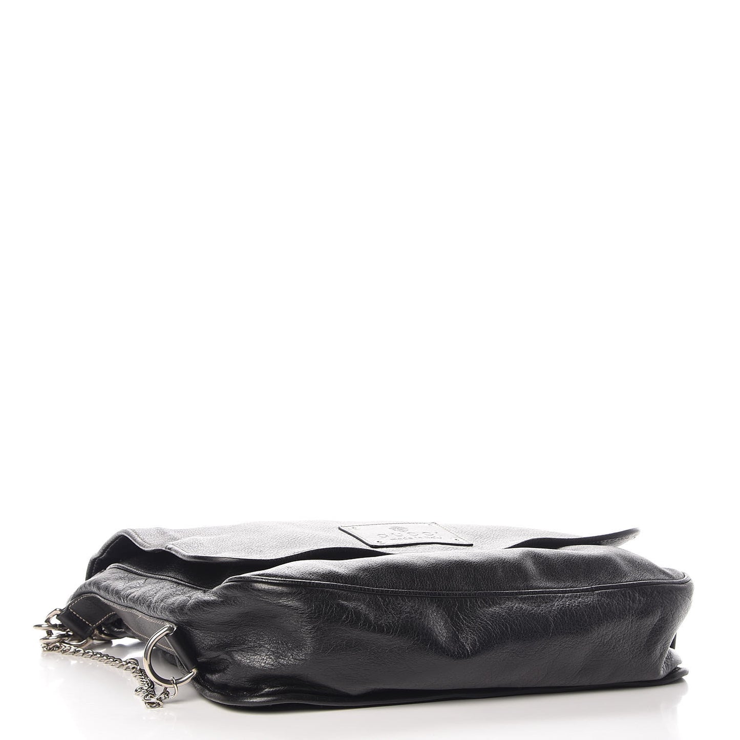 Calfskin Messenger Bag Black