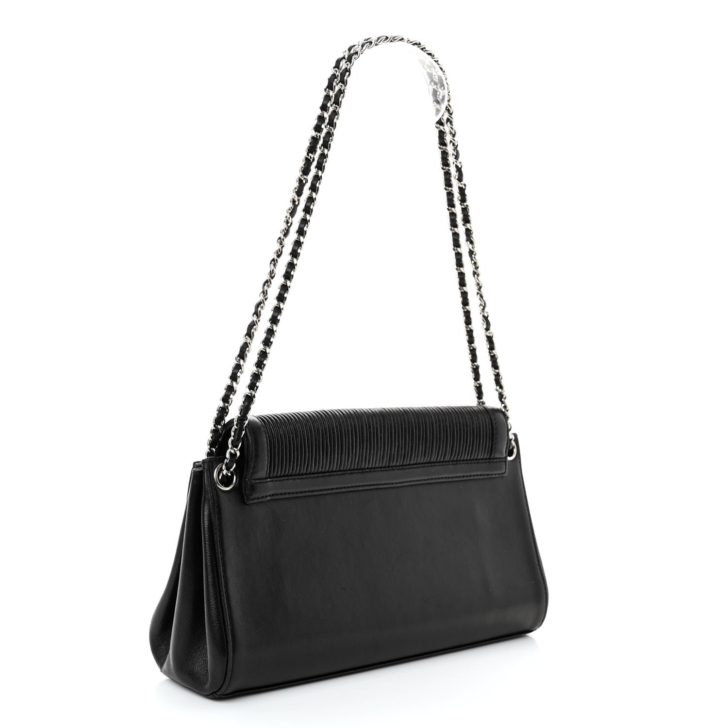 Chanel Lambskin Vertical Quilted Accordion Reissue Flap Black 3 of 10