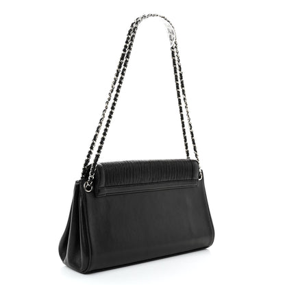 Chanel Lambskin Vertical Quilted Accordion Reissue Flap Black 3 of 10