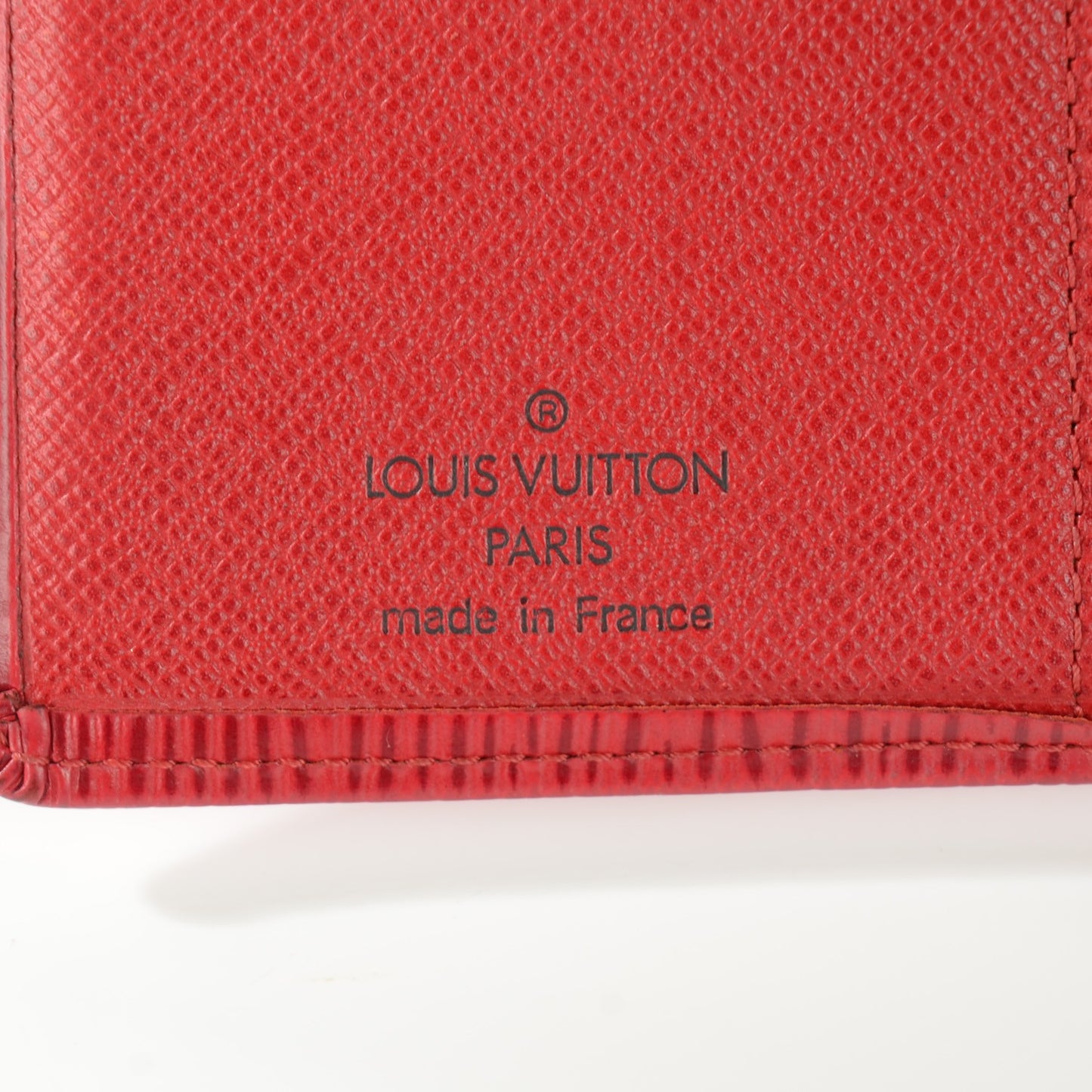 Epi French Purse Wallet Rouge