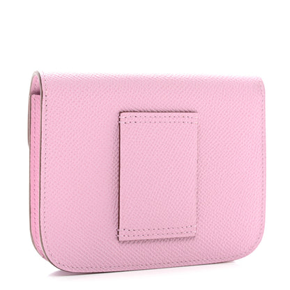 Hermes Epsom Constance Slim Wallet Mauve Sylvestre 4 of 9