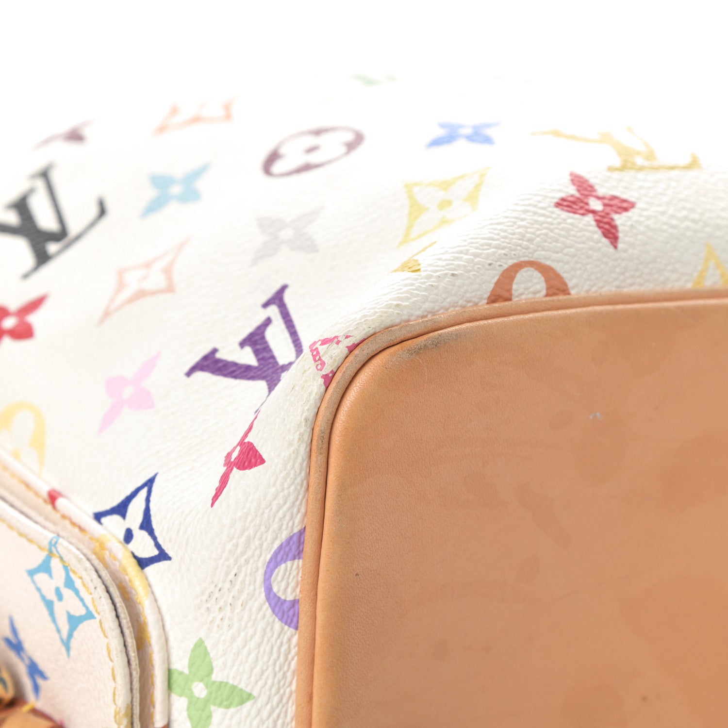 Louis Vuitton Monogram Multicolor Petit Noe White 12 of 16