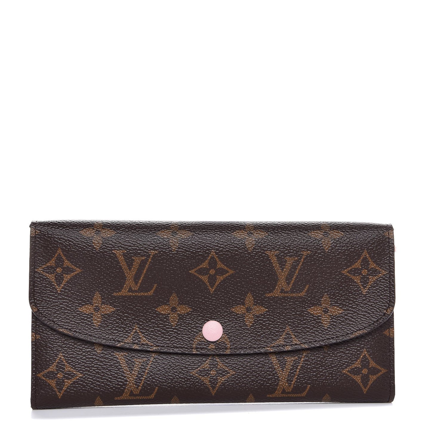 Monogram Emilie Wallet Rose Ballerine