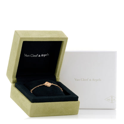 Van Cleef & Arpels 18K Rose Gold 6 Motifs Sweet Alhambra Bracelet 6 of 6