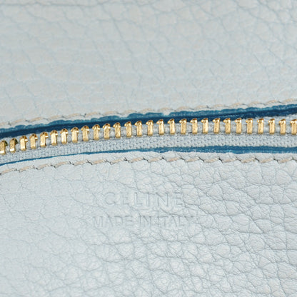 Celine Crisped Calfskin Small Tie Knot Tote Powder Blue 7 of 9