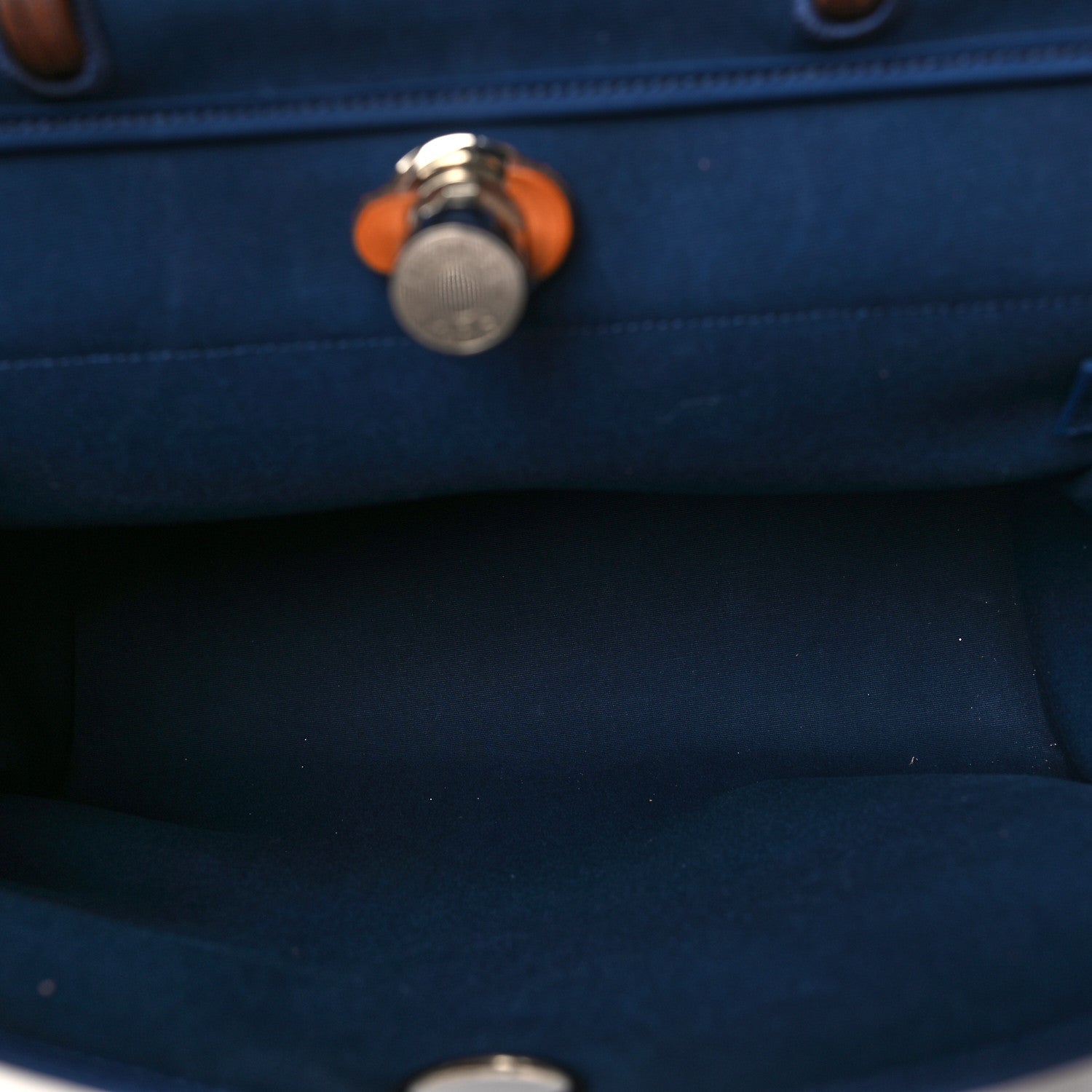 Hermes Toile Vache Hunter Herbag Zip 39 MM Bleu De Malte 6 of 16