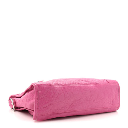 Balenciaga Agneau Classic Silver Hardware S City Flamingo 5 of 17