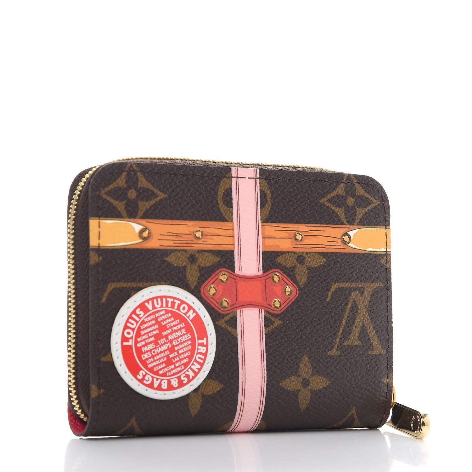 Louis Vuitton Monogram Summer Trunks Zippy Coin Purse 3 of 8