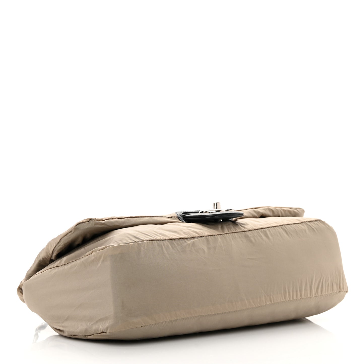 Lambskin Quilted Jumbo Coco Rain Flap Black