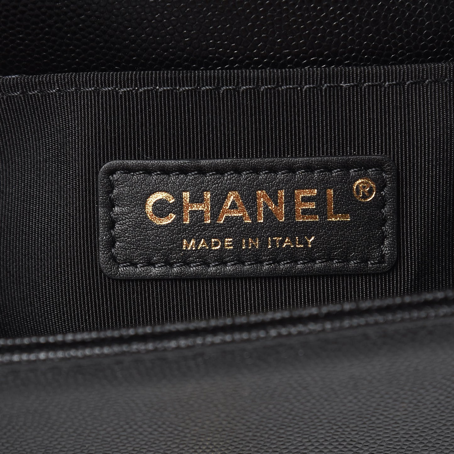 Caviar Quilted Small Boy Flap Black