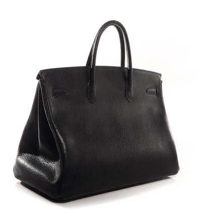 Hermes Chevre de Coromandel Birkin 40 Black 3 of 20