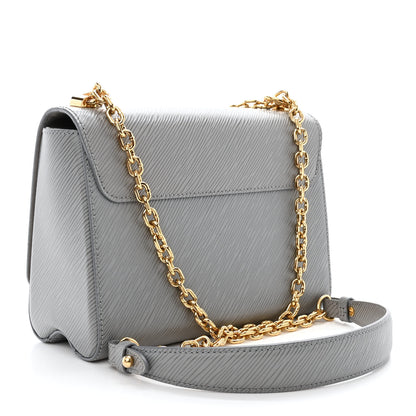 Louis Vuitton Epi Moonstone Twist Shoulder Bag MM Grey 4 of 12