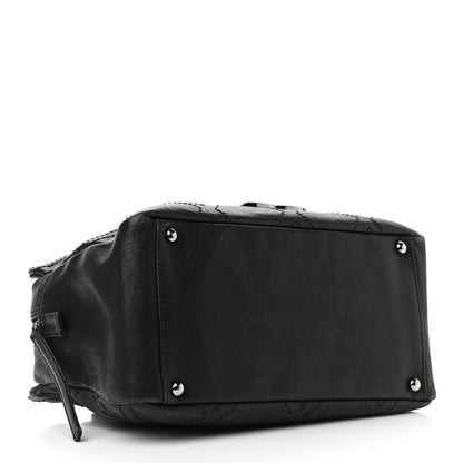 Chanel Calfskin Small Diamond Stitch Tote Black 4 of 13