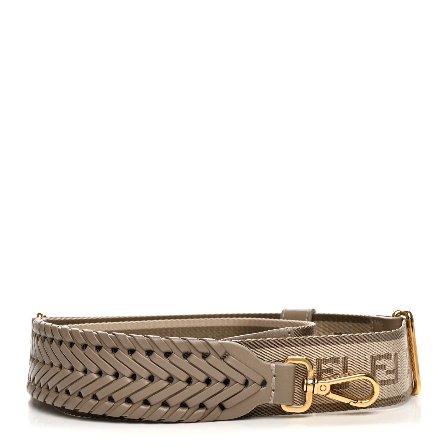 Ribbon Vitello Baltico Shiny Nappa Adjustable Strap You Tortora