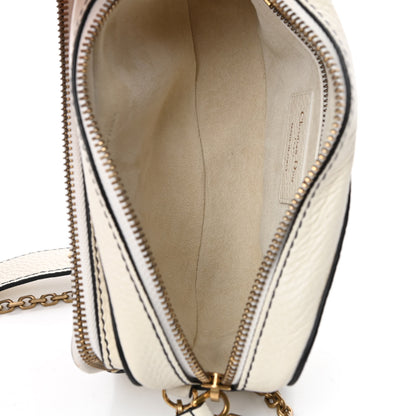 Christian Dior Grained Calfskin J'Adior Camera Case Clutch With Chain White 5 of 12