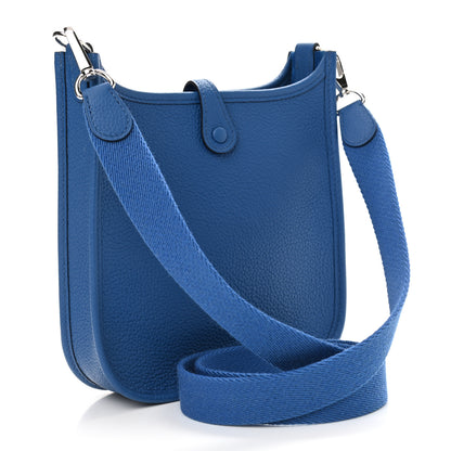 Hermes Taurillon Maurice Evelyne TPM Bleu France 3 of 12