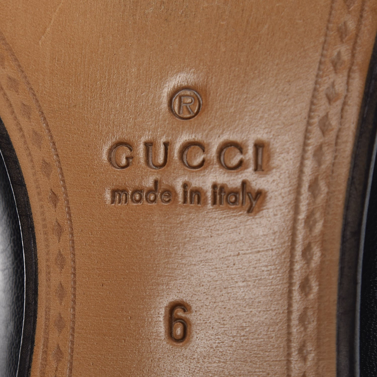 Gucci Goatskin Embroidered Mens 1953 Horsebit Loafers 6 Black 5 of 12