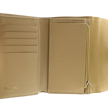 Chanel Caviar Quilted Medium Flap Wallet Green 5 of 9