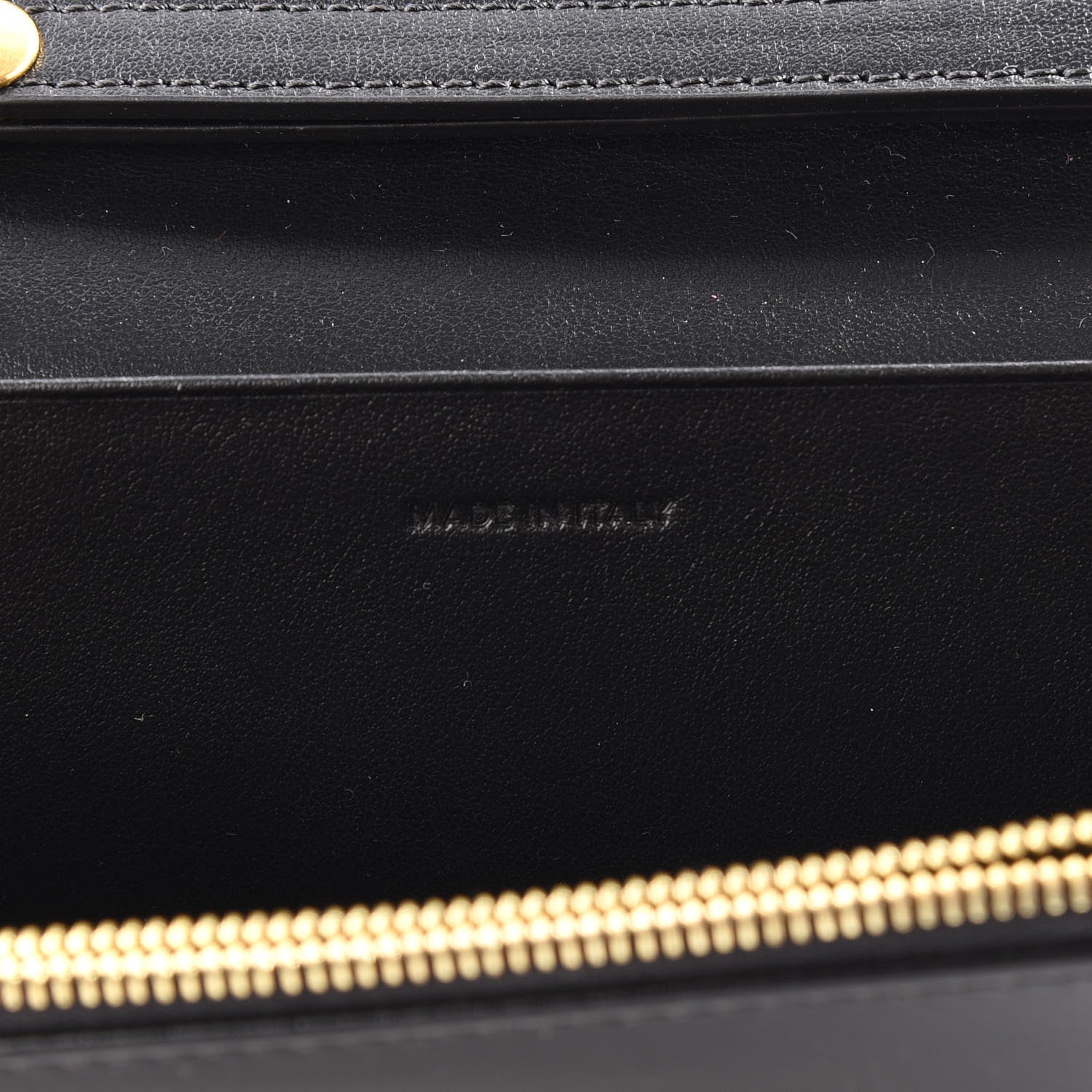 Celine Calfskin C Wallet On Chain Bag Black 10 of 12