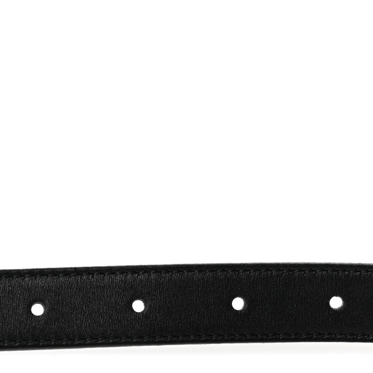 Gucci Calfskin Double G 20mm Belt 80 32 Black 3 of 7