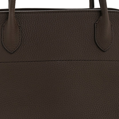 The Row Grained Calfskin Margaux Shoulder 12 Deep Brown 7 of 9