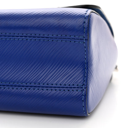 Louis Vuitton Epi Flamingo Twist Shoulder Bag MM Blue 9 of 12