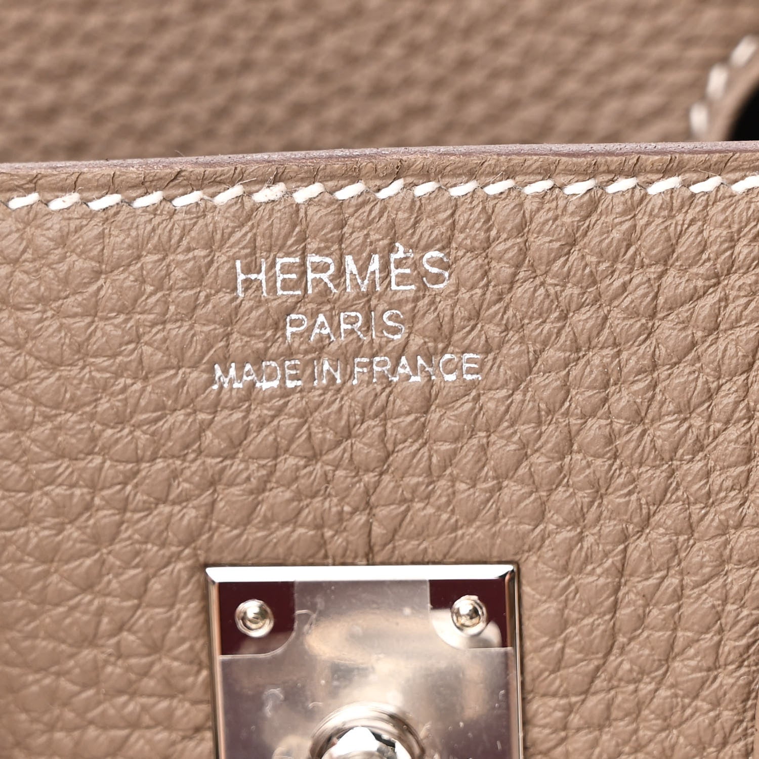 Hermes Togo Birkin 25 Etoupe 6 of 11