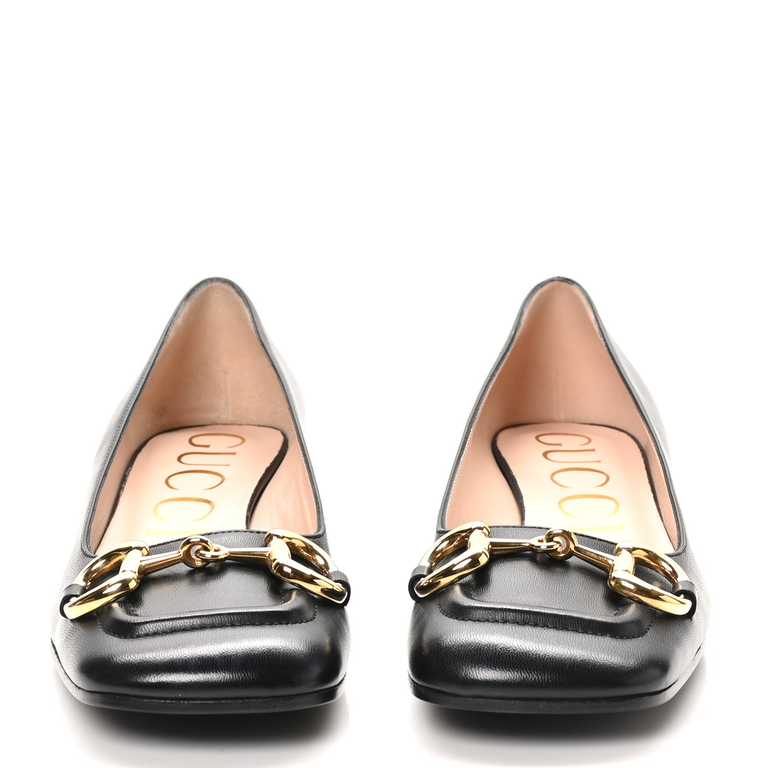 Gucci Malaga Kid Horsebit Ballet 25mm Flats 38.5 Black 3 of 9