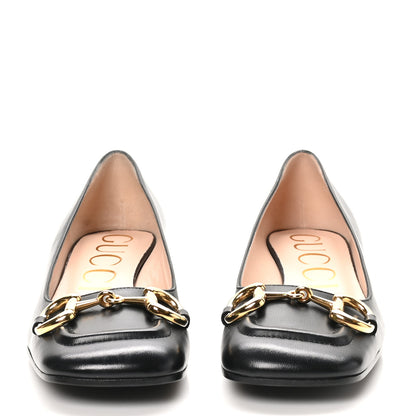 Gucci Malaga Kid Horsebit Ballet 25mm Flats 38.5 Black 3 of 9