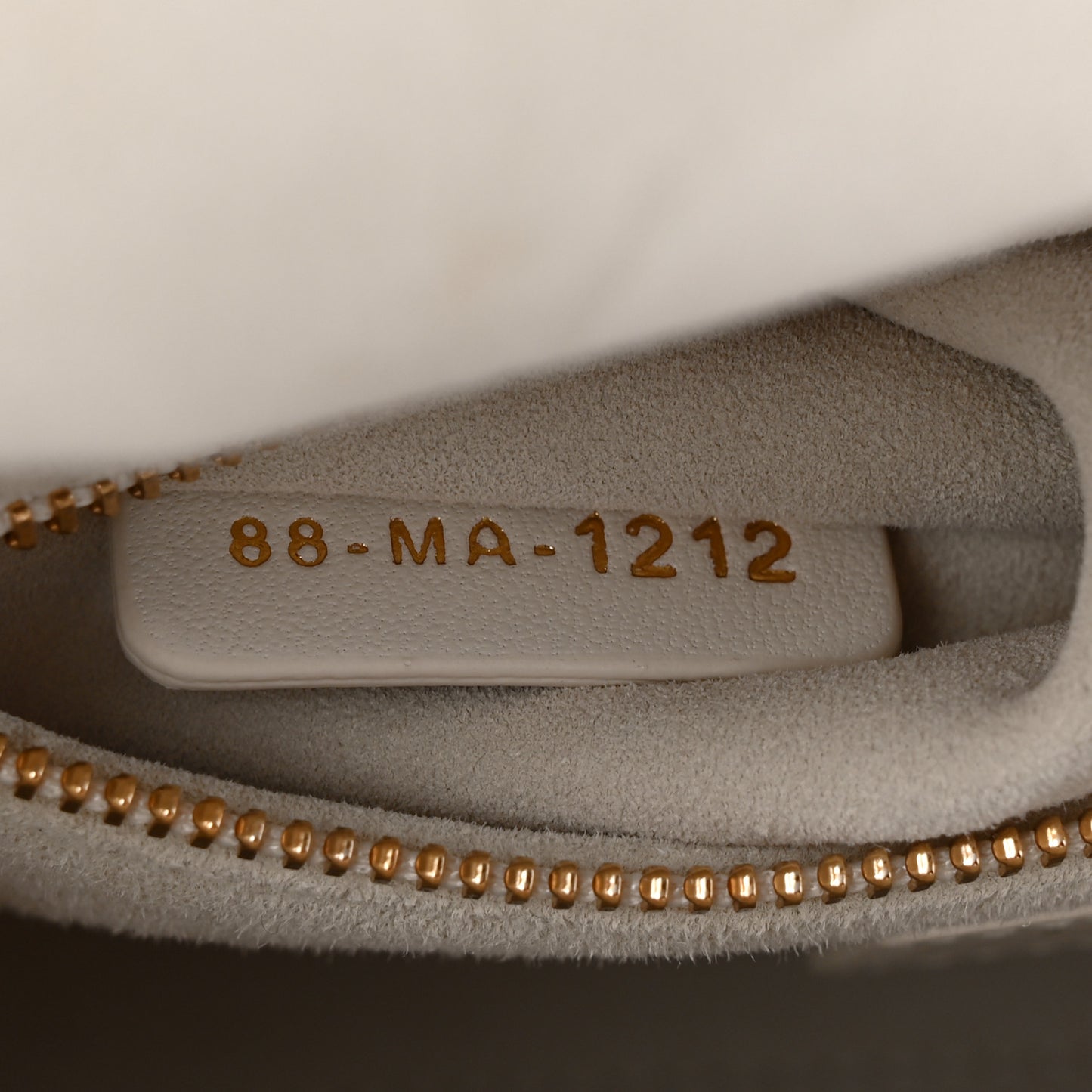 Lambskin Cannage Small My ABCDior Lady Dior White