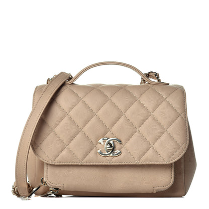 Chanel Caviar Quilted Medium Business Affinity Flap Beige 1 of 10