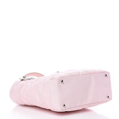 Chanel Coated Canvas Quilted Small Paris Biarritz Tote Light Pink 4 of 9