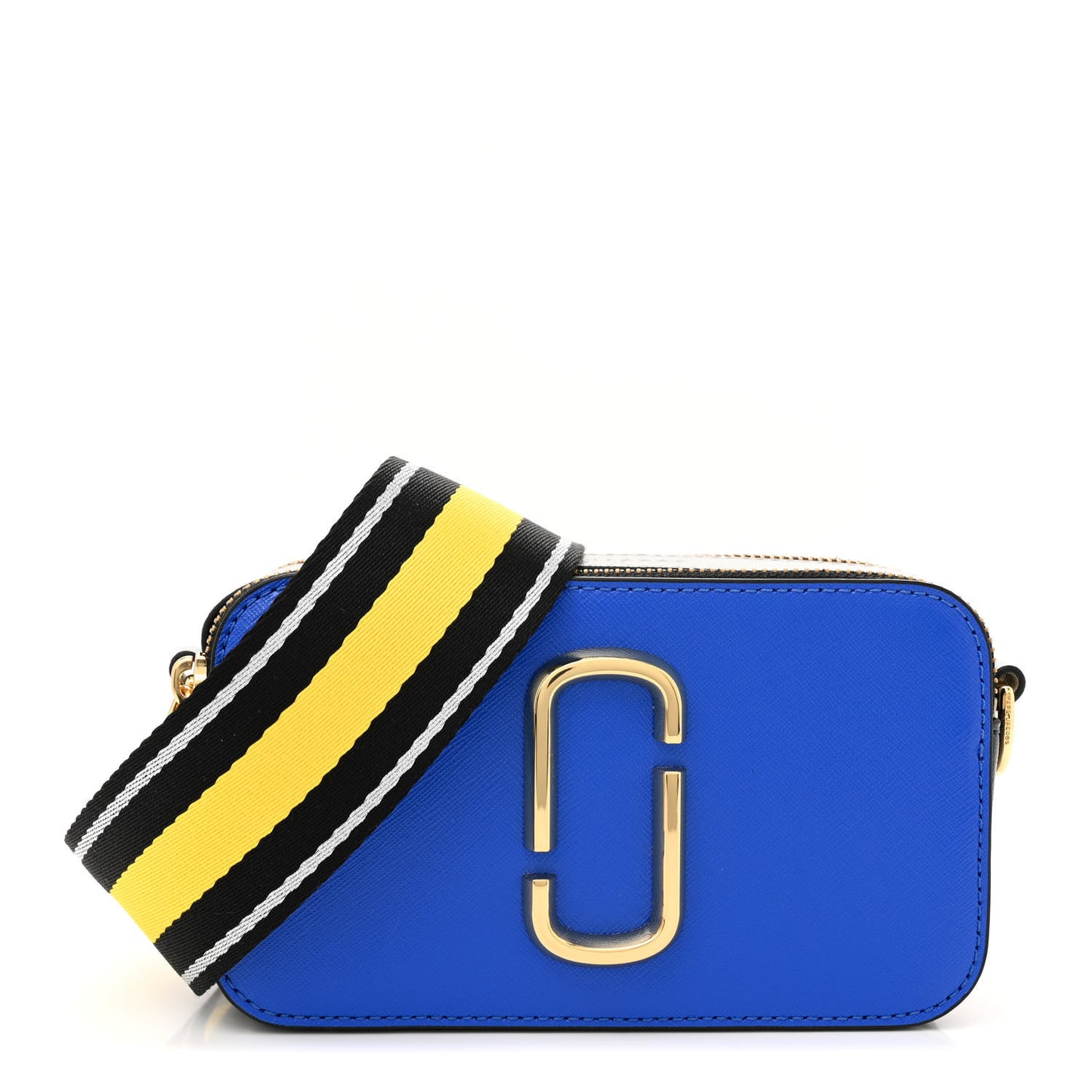 Saffiano Small Snapshot Camera Bag Blue Multi