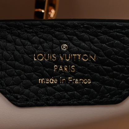 Louis Vuitton Taurillon Enamel Flower Padlock Chain Capucines BB Black 6 of 9