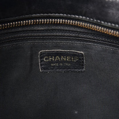 Chanel Lambskin Quilted Chocolate Bar Tote Black 7 of 12