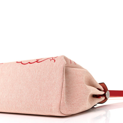 Hermes Vache Hunter Toile Pegase Pop Herbag Zip Retourne 31 PM Rouge Piment 9 of 9