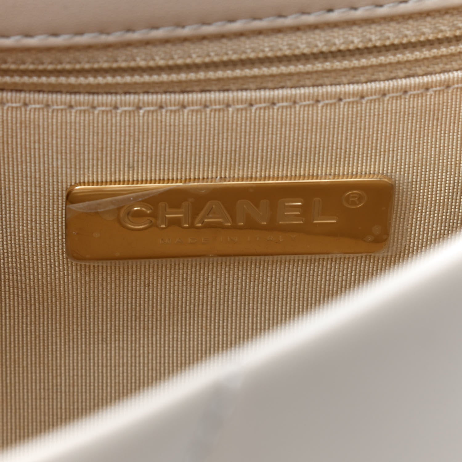 Chanel Lambskin Quilted Medium Chanel 19 Flap Beige 6 of 9