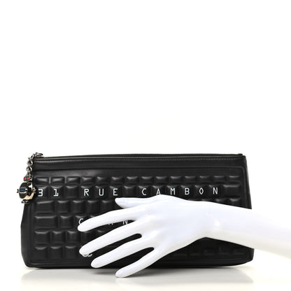 Chanel Metallic Calfskin Keyboard Pouch Black 2 of 9