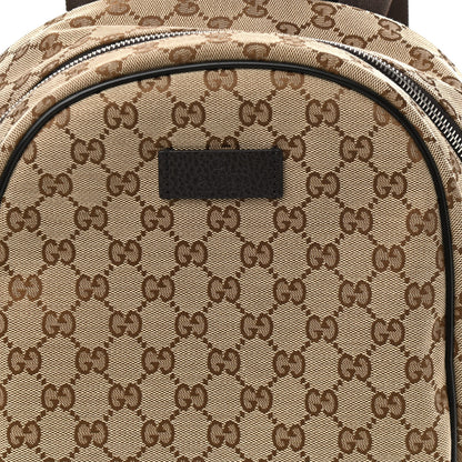 Gucci Monogram Travel Backpack Dark Brown 8 of 10