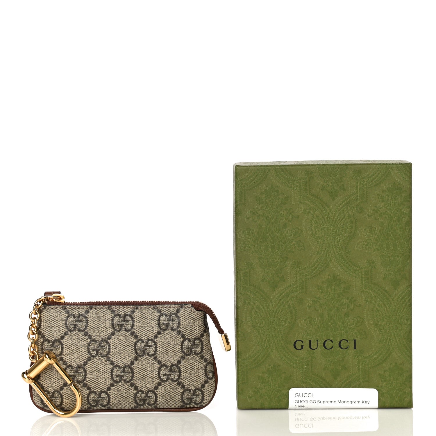 Gucci GG Supreme Monogram Key Case Brown 11 of 11