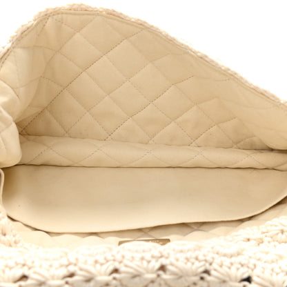 Chanel Crochet Camellia Small Flap Ivory 5 of 10