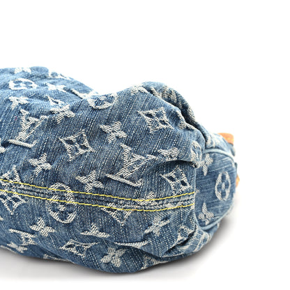 Louis Vuitton Monogram Denim Pleaty Blue 8 of 9