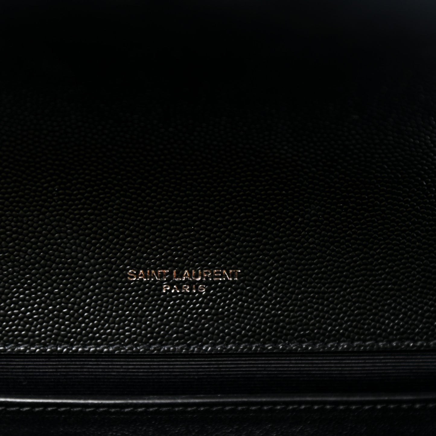 Grain De Poudre Textured Mixed Matelasse Triquilt Medium Monogram Satchel Black