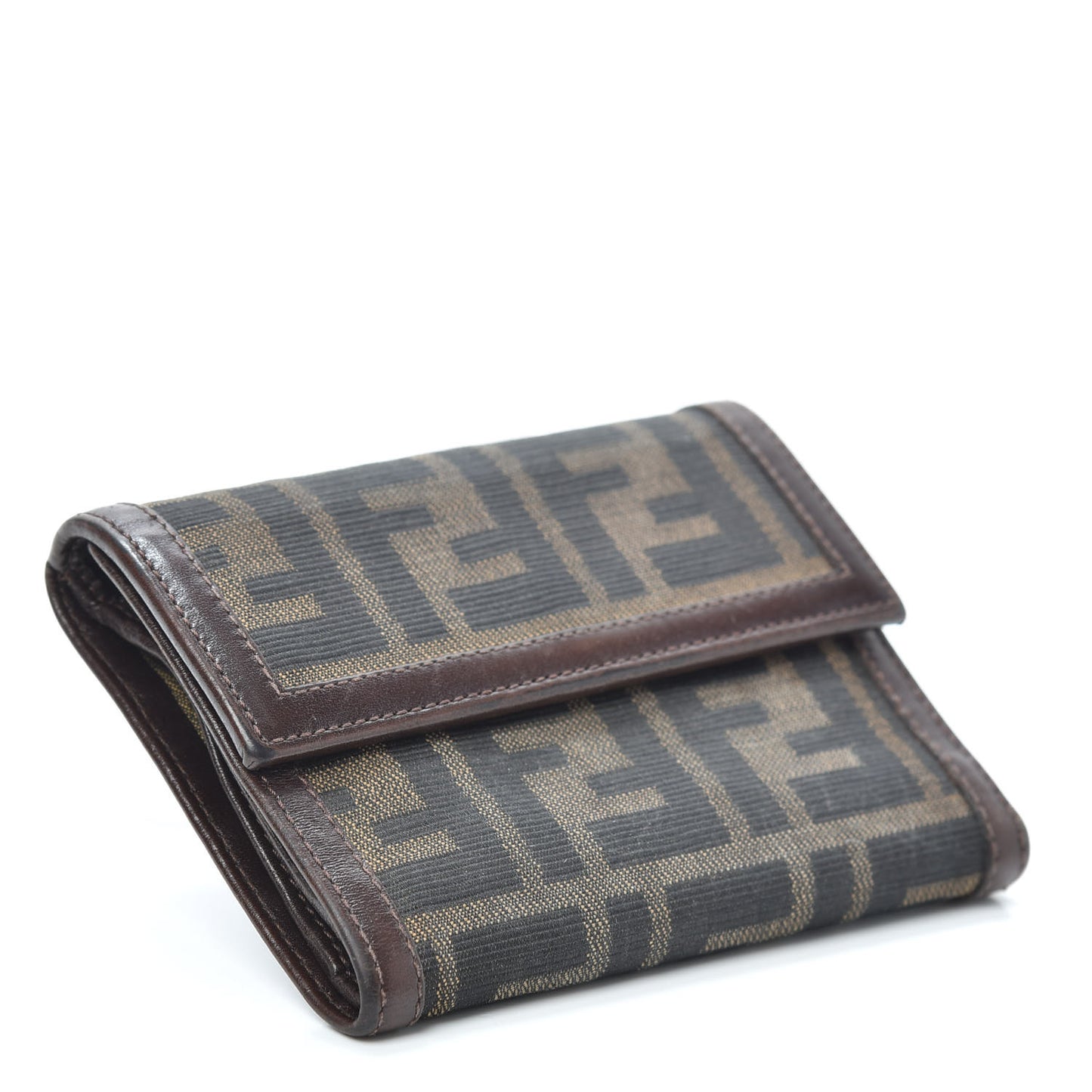 Zucca Compact Wallet Tobacco