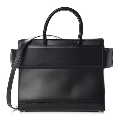 Givenchy Smooth Calfskin Small Horizon Satchel Black 1 of 8