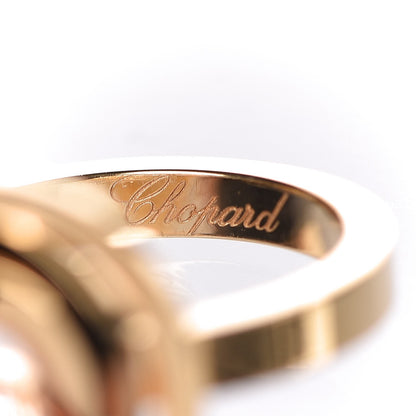 Chopard 18K Yellow Gold Diamond Happy Spirit Ring 50 5.25 7 of 9
