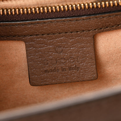 Gucci GG Supreme Monogram Web Small Ophidia Flap Messenger Bag Brown 5 of 9
